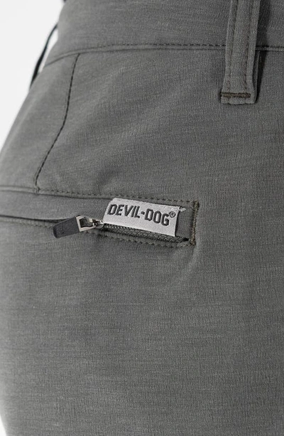 Shop Devil-dog Dungarees 6-inch Hybrid Shorts In Gunmetal