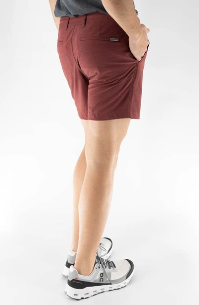 Devil-dog Dungarees 6-inch Hybrid Shorts In Port