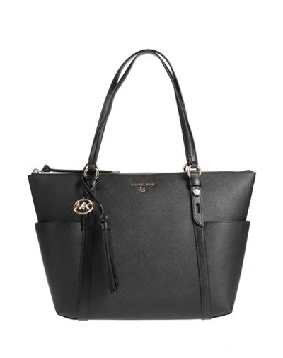 Shop Michael Michael Kors Woman Handbag Black Size - Soft Leather