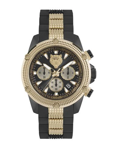 Shop Plein Sport Hurricane Chronograph Watch Man Wrist Watch Gold Size Onesize Stainless Steel