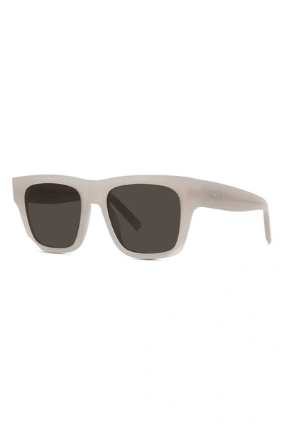 Shop Givenchy 52mm Polarized Square Sunglasses In Beige/ Other / Brown
