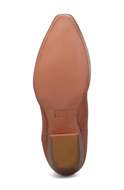 Shop Frye Sacha Western Chelsea Boot In Rose Cake