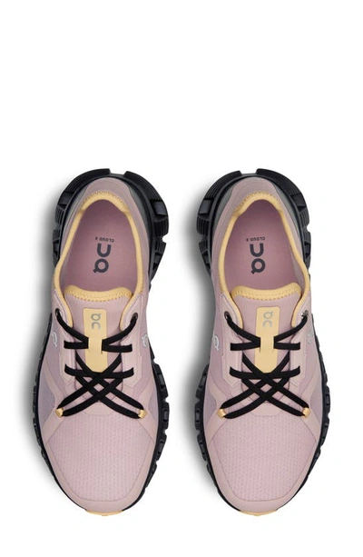 On Cloud X 3 Ad Hybrid Training Shoe In Mauve/ Magnet