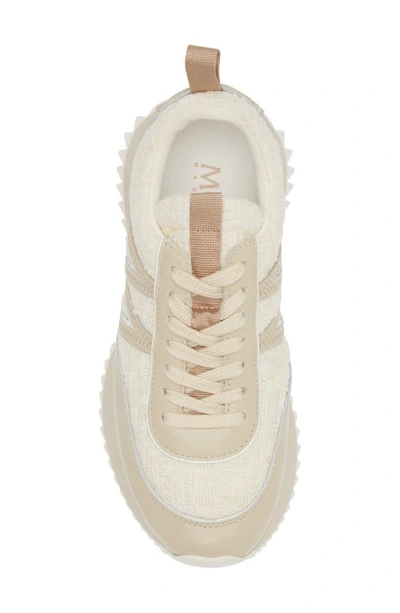 Shop Moncler Pacey Sneaker In Boucle White