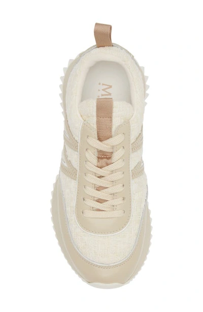 Moncler Pacey Low Top Sneakers In Boucle White