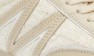 Moncler Pacey Low Top Sneakers In Boucle White
