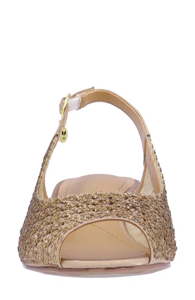 Shop J. Reneé Malorie Slingback Wedge Sandal In Beige