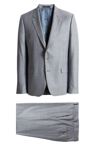 Shop Paul Smith Tailored Fit Wool Suit In Light Blue
