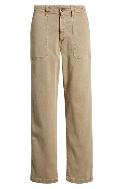 Shop Ag Analeigh High Waist Jeans In Sulfur Desert Taupe