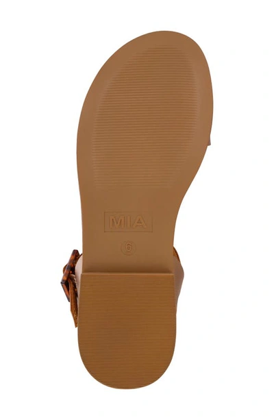 Mia Peyton Ankle Strap Sandal In Rose Gold