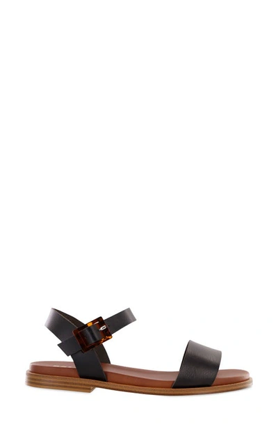 Mia Peyton Ankle Strap Sandal In Black