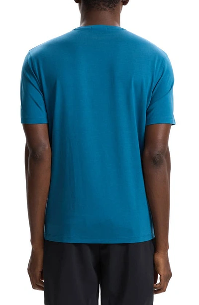 Shop Theory Dorain T-shirt In Bold Teal