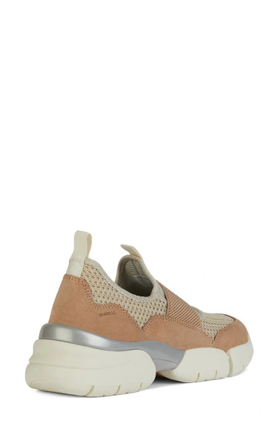 Shop Geox Adacter Water Resistant Slip-on Sneaker In Sand