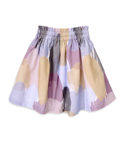 Shop Knot Printed Rose Skirt (3-10 Years) In Blue