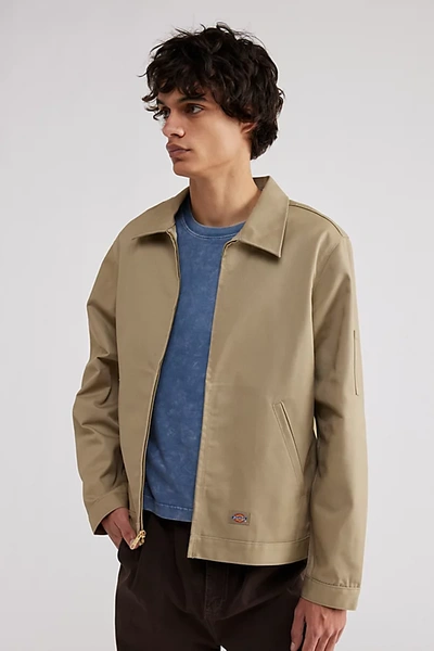 Shop Dickies Eisenhower Unlined Gas Jacket In Khaki, Men's At Urban Outfitters