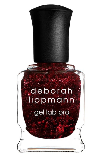 Shop Deborah Lippmann Gel Lab Pro Nail Color In Ruby Red Slippers / Shimmer