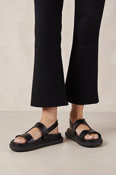 Shop Alohas Lorelei Leather Sandal In Black, Women's At Urban Outfitters