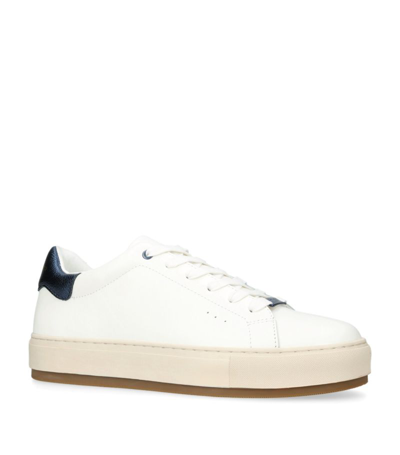 Shop Kurt Geiger Leather Laney Sneakers In White
