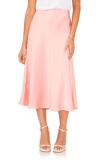 Shop 1.state Bias Cut A-line Skirt In Rose Gauze