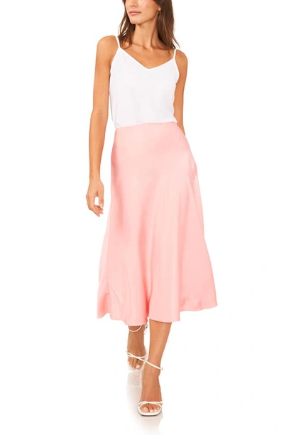 Shop 1.state Bias Cut A-line Skirt In Rose Gauze