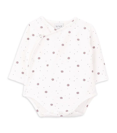 Shop Knot Amora Bodysuit (1-12 Months) In White