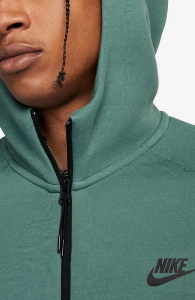 Shop Nike Tech Fleece Windrunner Zip Hoodie In Bicoastal/ Black
