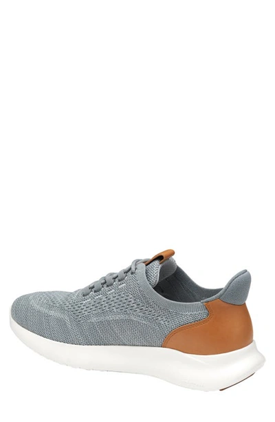Shop Johnston & Murphy Amherst 2.0 Knit Plain Toe Sneaker In Gray Heathered Knit