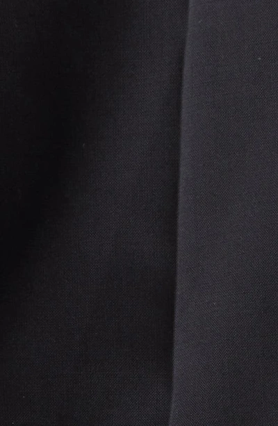 Eleventy Slim Fit Virgin Wool Blend Trousers In Black