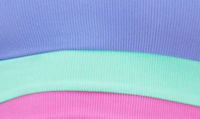 Shop Beach Riot Eva Colorblock Rib Bikini Top In High Tide Colorblock