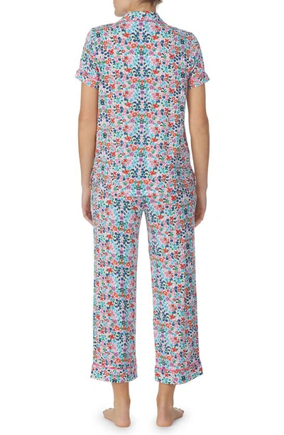 Shop Kate Spade Short Sleeve Pajamas In White Ditsy Flower