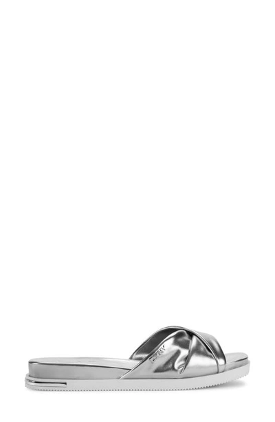 Dkny Jezebel Slide Sandal In Silver