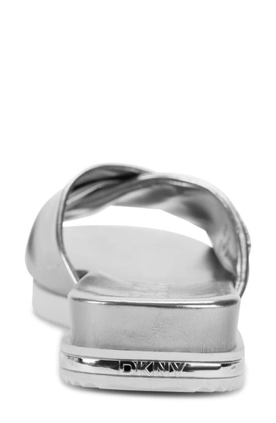 Dkny Jezebel Slide Sandal In Silver