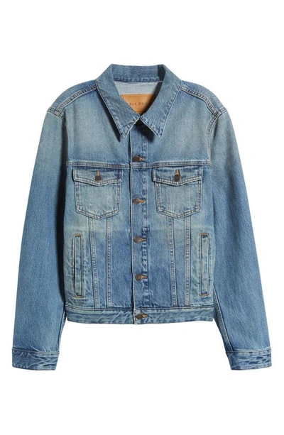 Shop Blk Dnm Organic Cotton Denim Jacket In Vintage Blue
