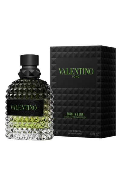 Shop Valentino Born In Roma Uomo Green Stravaganza Eau De Toilette, 3.4 oz