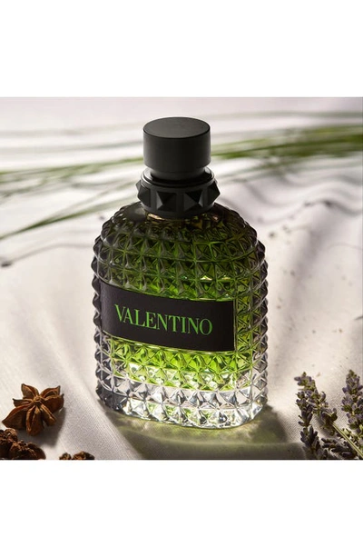 Shop Valentino Born In Roma Uomo Green Stravaganza Eau De Toilette, 3.4 oz