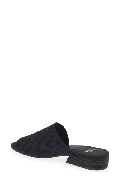 Eileen Fisher Noko Womens Block Heel Knit Slide In Black