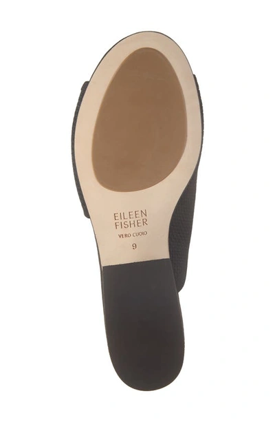 Eileen Fisher Noko Womens Block Heel Knit Slide In Black