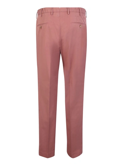 Shop Incotex Trousers In Pink