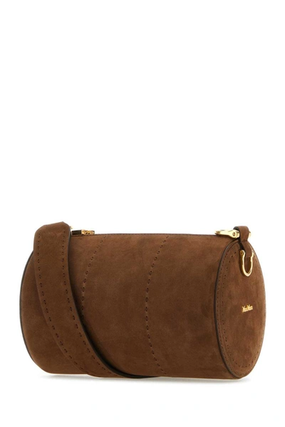 Shop Max Mara Shoulder Bags In Brown