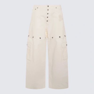 Shop Off-white Jeans In Raw White