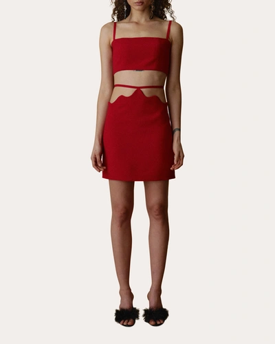 Shop Filiarmi Women's Carrie Mini Dress In Red