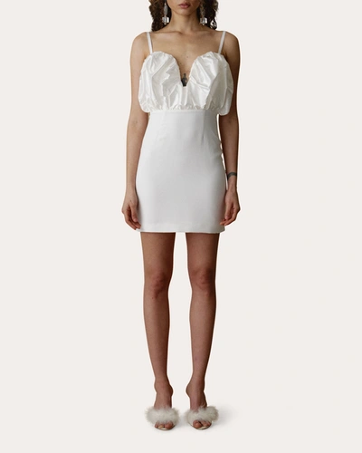 Shop Filiarmi Women's Claudia Mini Dress In White