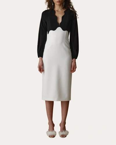 Shop Filiarmi Women's Christina Midi Dress In White