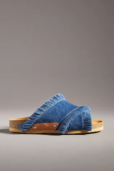 Shop See By Chloé Prue Slide Sandals In Blue