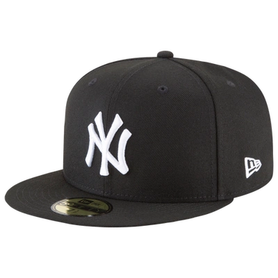 Shop New Era Mens New York Yankees  Yankees 59fifty Cap In Black/white/white