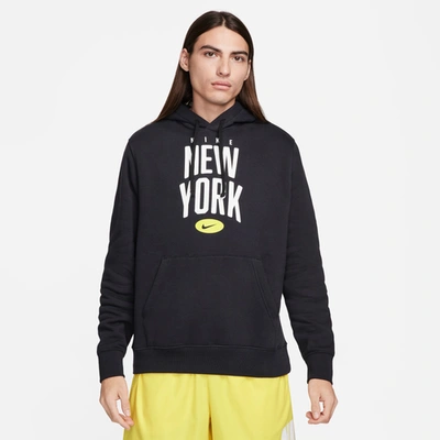 Shop Nike Mens  New York Club City Hoodie In White/black