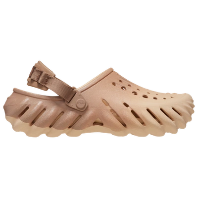 Crocs Echo Clog Shoes In Latte/latte