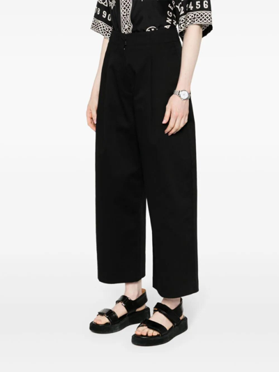 Shop Drhope Pants With Pences In Black