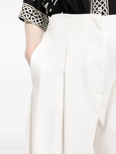 Shop Drhope Pants With Pences In White