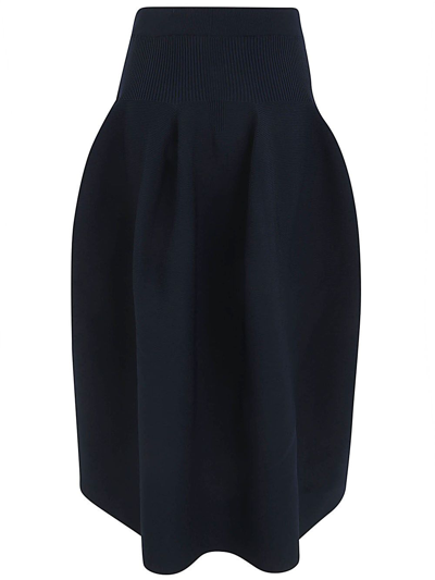 Shop Cfcl Pottery Rounded Hem Skirt In Blue